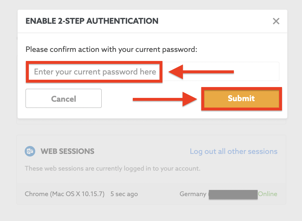 2-step Authentication