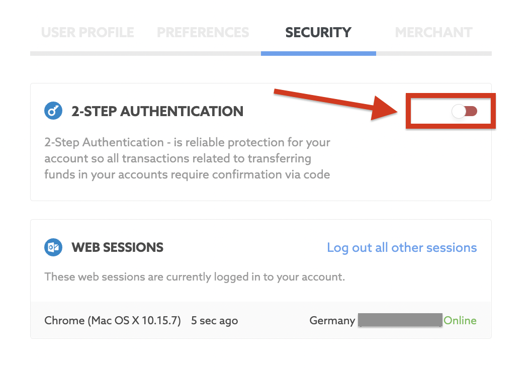 2-step Authentication