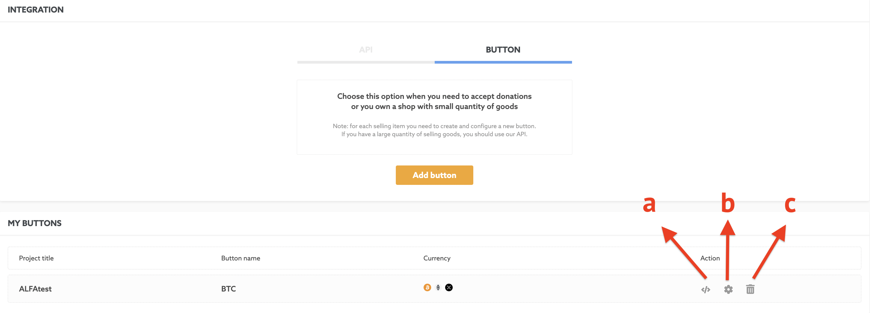 Testing ALFAcoins integration